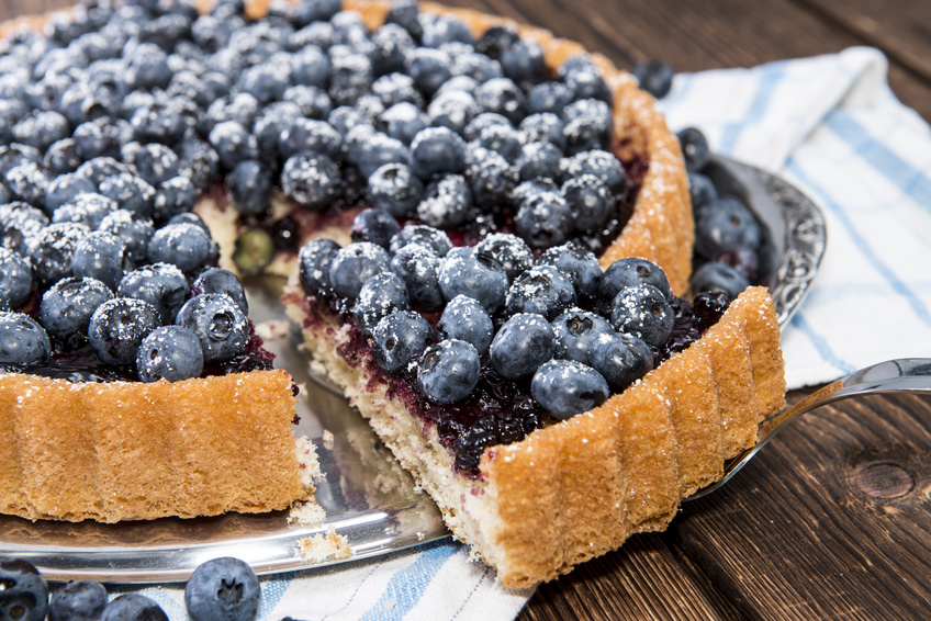 La tarte aux myrtilles